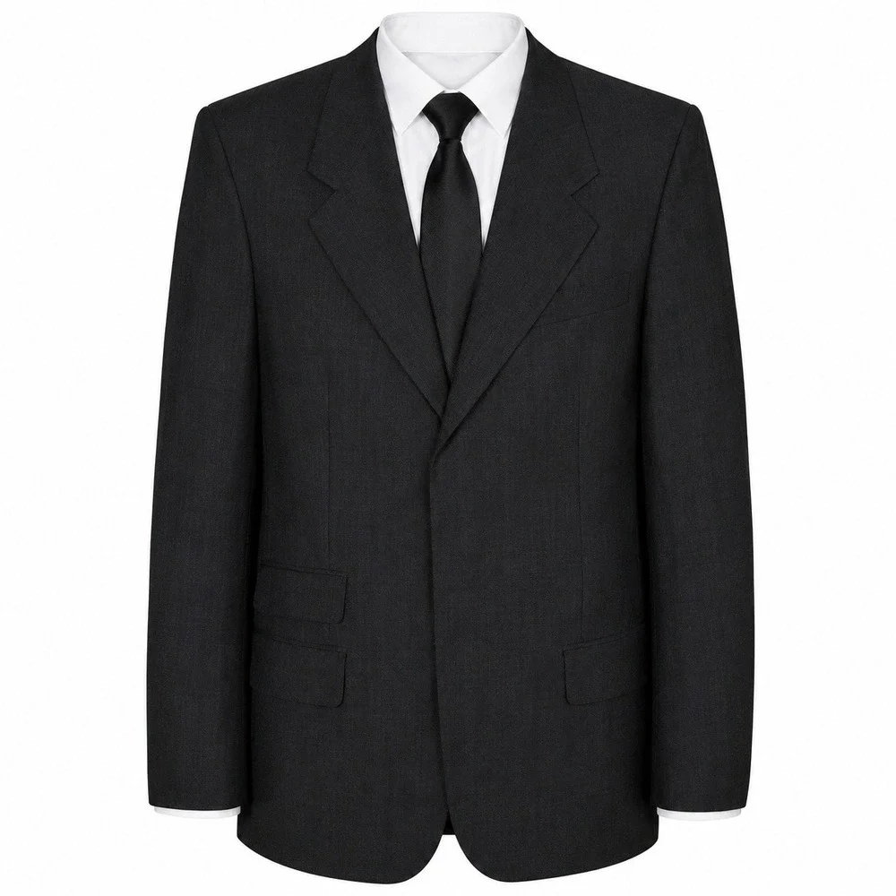 Gucci Blazer Jacket Mens Large EU 50 Charcoal Grey Wool Mohair Designer Suit
